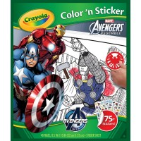 Crayola Color & Sticker Book: Marvel Avengers
